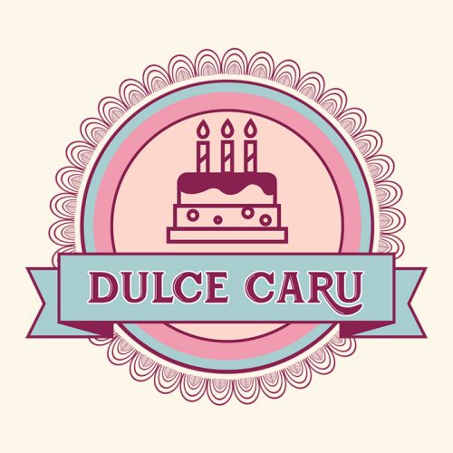 Logotipo Dulce Caru - Logo reposteria 3