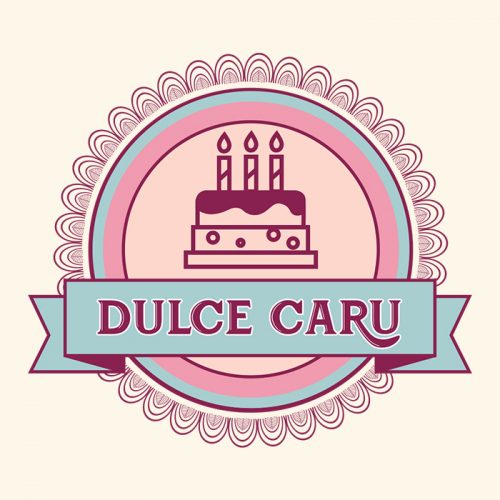 Logotipo Dulce Caru - Logo reposteria 3